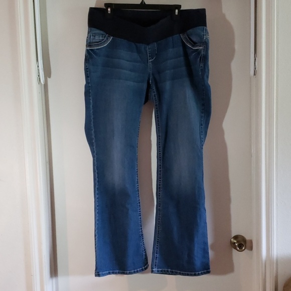 Indigo Blue Denim - Indigo Maternity Jeans Indigo Blue Denim - Indigo Maternity Jeans